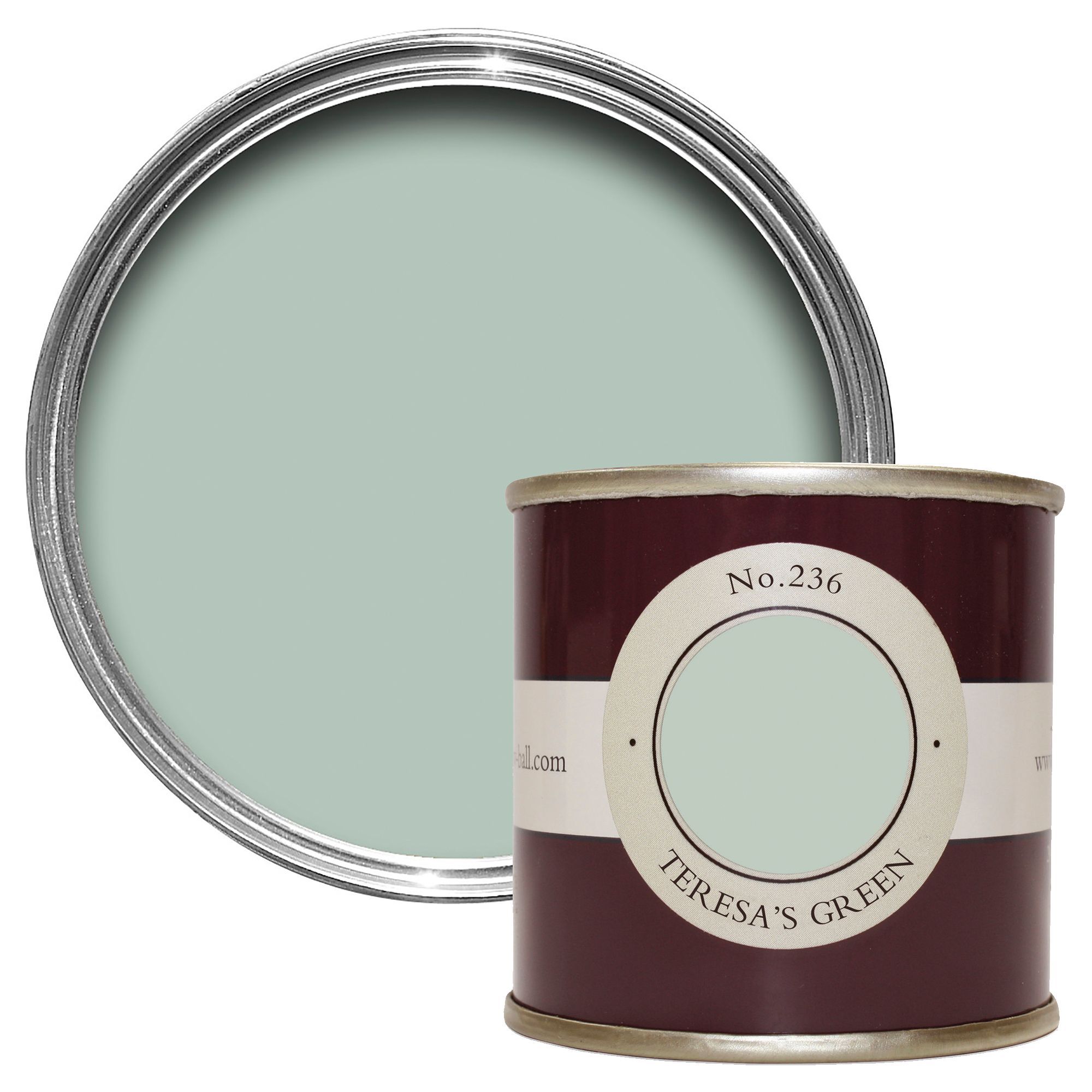 Farrow & Ball Estate Teresa's green No.236 Emulsion paint, 100ml Tester pot