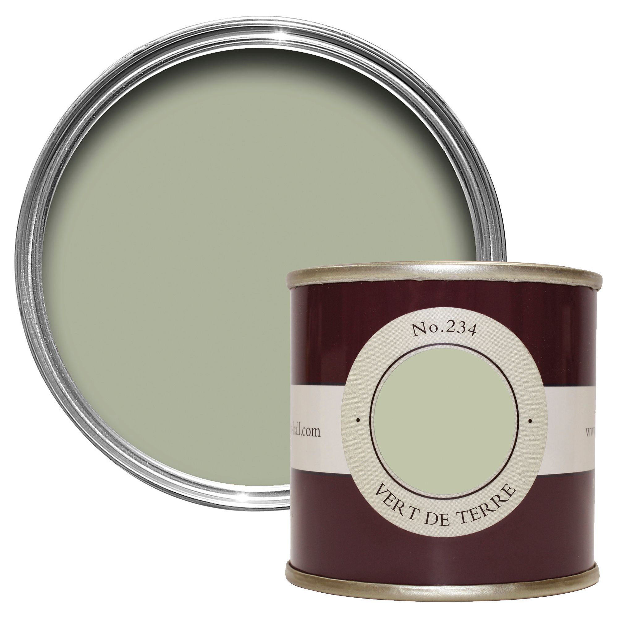 Farrow & Ball Estate Vert de terre No.234 Emulsion paint, 100ml Tester pot