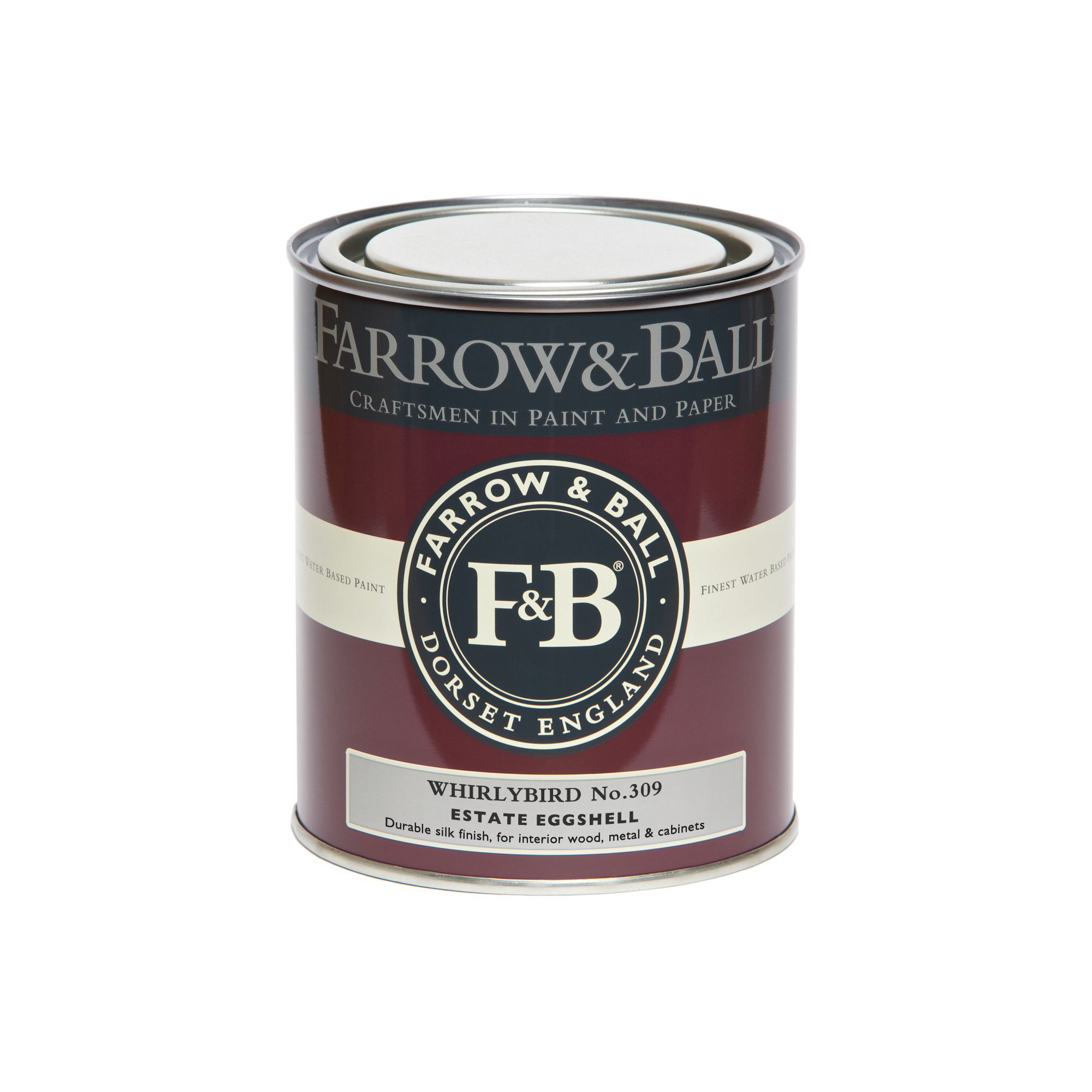 Farrow & Ball Estate Whirlybird No.309 Eggshell Paint, 750ml