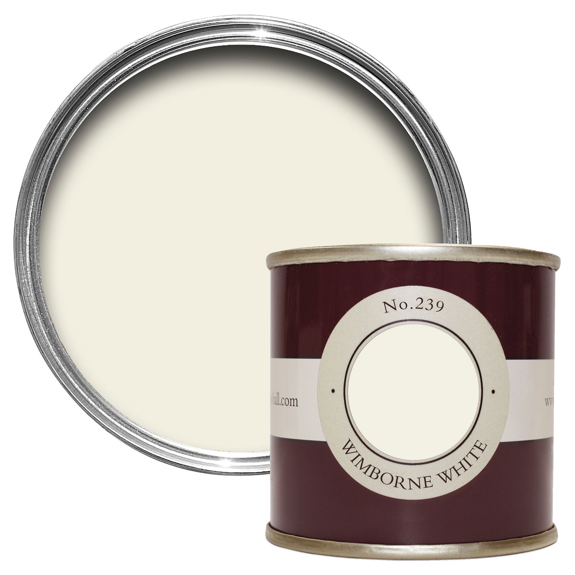 Farrow & Ball Estate Wimborne white No.239 Emulsion paint, 100ml Tester pot