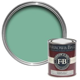 Farrow & Ball Modern Arsenic No.214 Eggshell Paint, 750ml