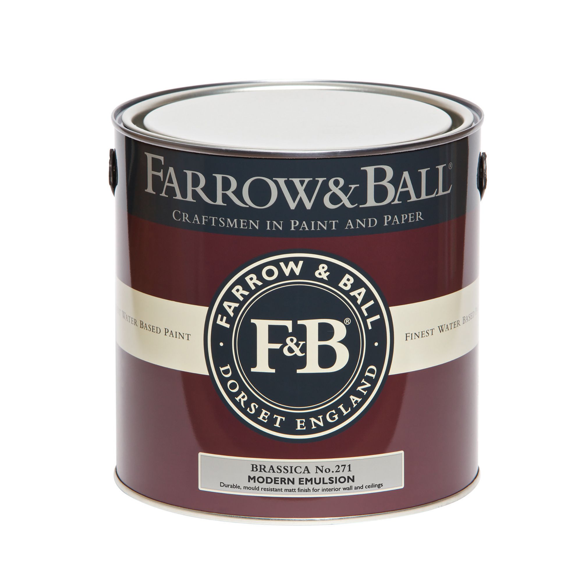 Farrow & Ball Modern Brassica No.271 Matt Emulsion paint, 2.5L