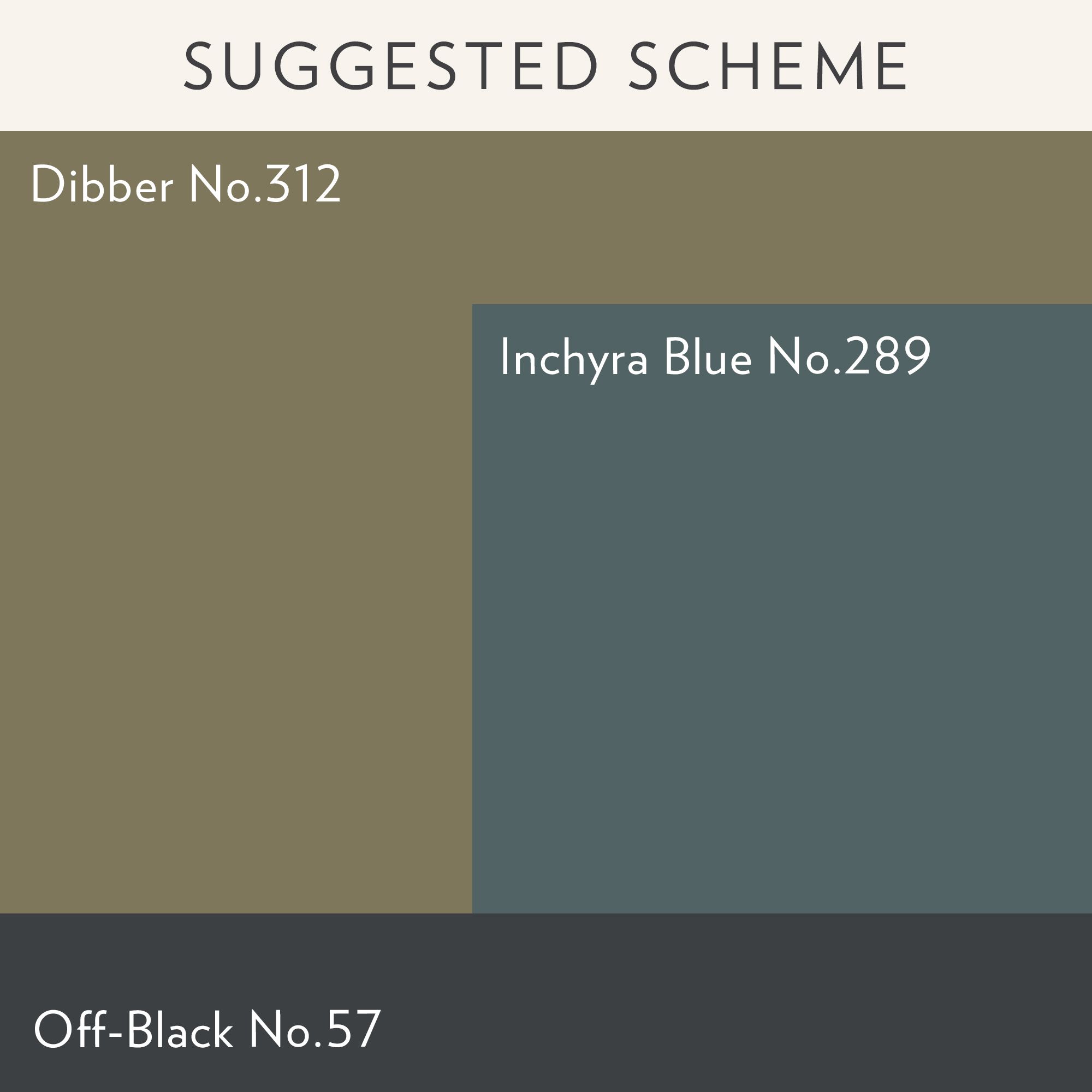 Farrow & Ball Modern Dibber No.312 Matt Wall & ceiling Emulsion paint, 2.5L