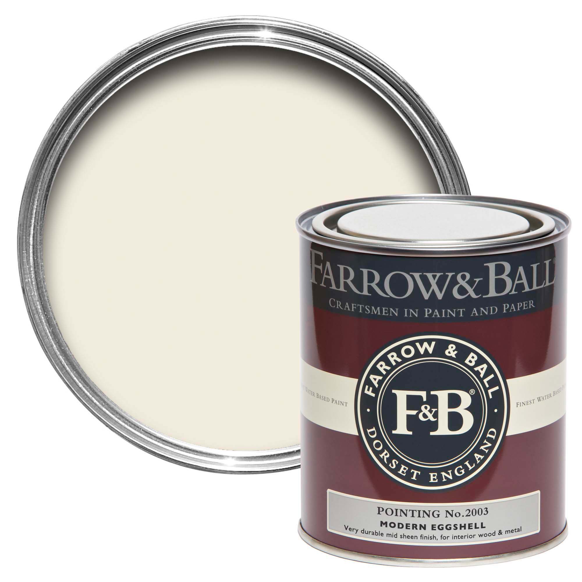 Farrow & Ball Modern Pointing No.2003 Eggshell Paint, 750ml