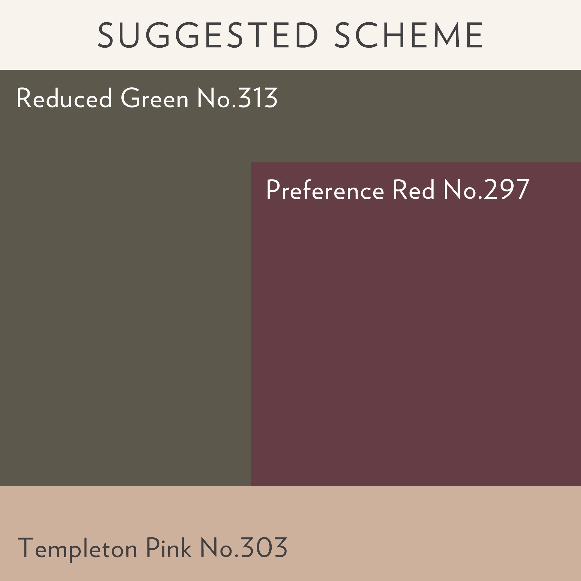 Farrow & Ball Reduced Green No.313 Flat matt Wall & ceiling Emulsion paint, 100ml Tester pot