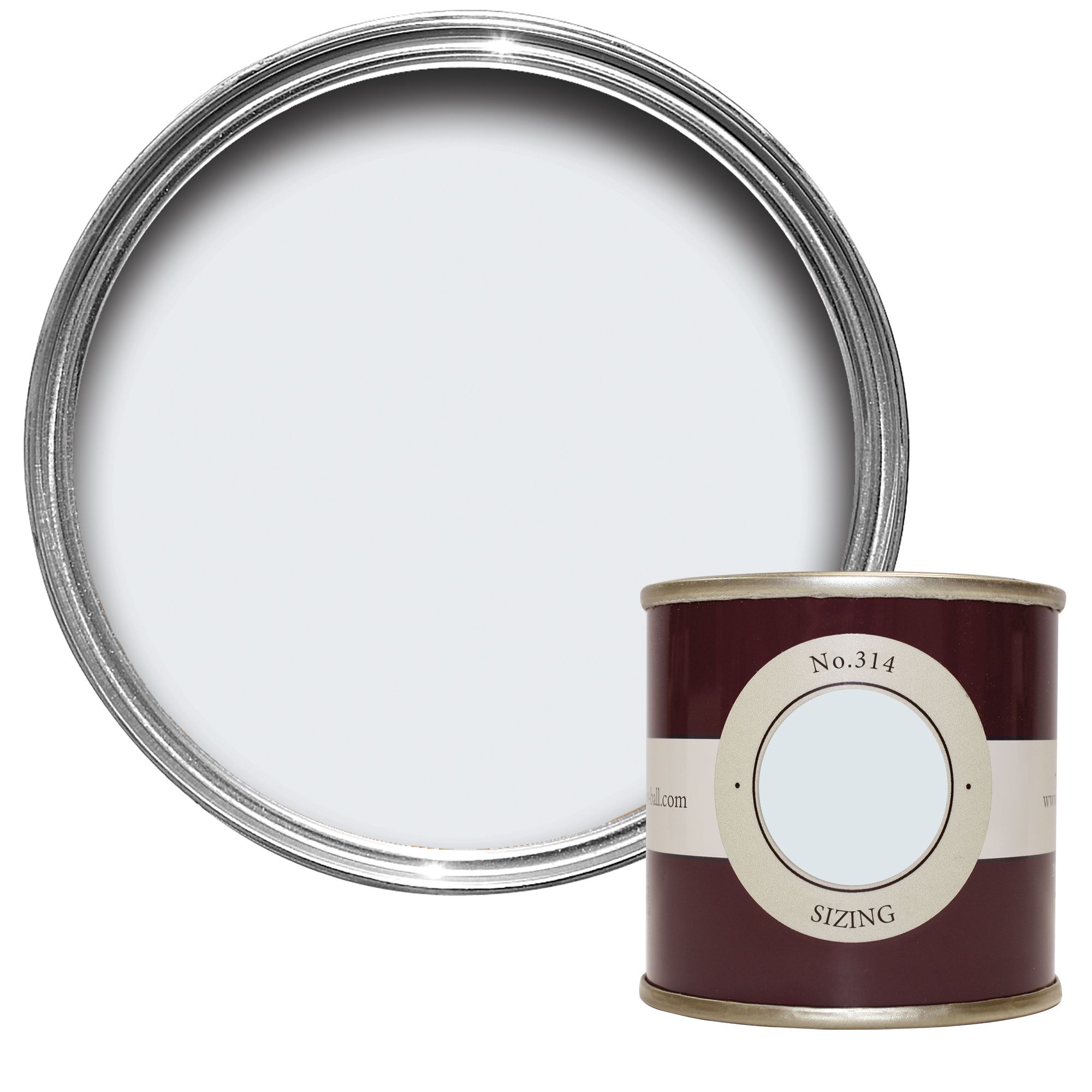 Farrow & Ball Sizing No.314 Flat matt Wall & ceiling Emulsion paint, 100ml Tester pot