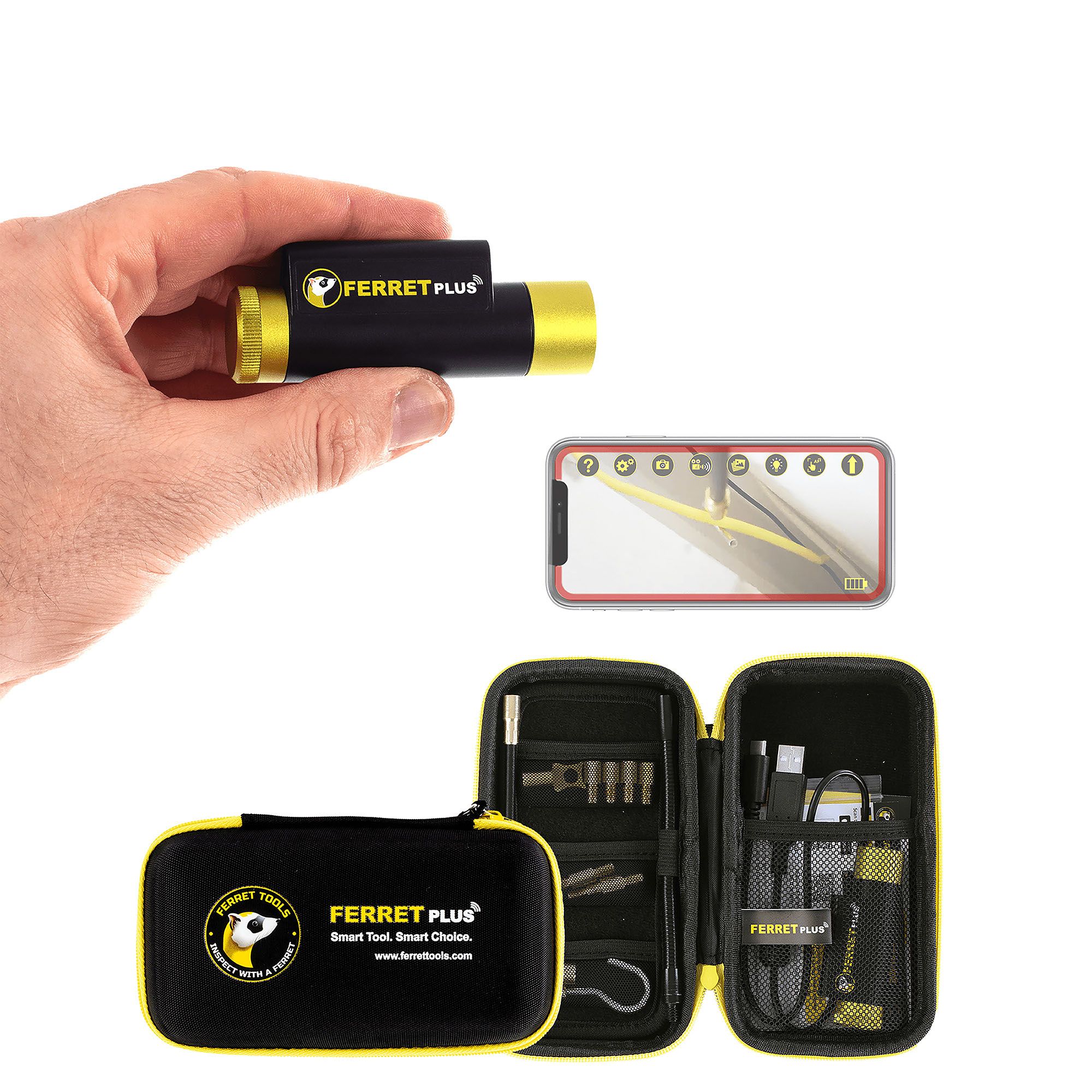 Ferret Tools Plus Wireless Multipurpose CFWF50P Inspection camera