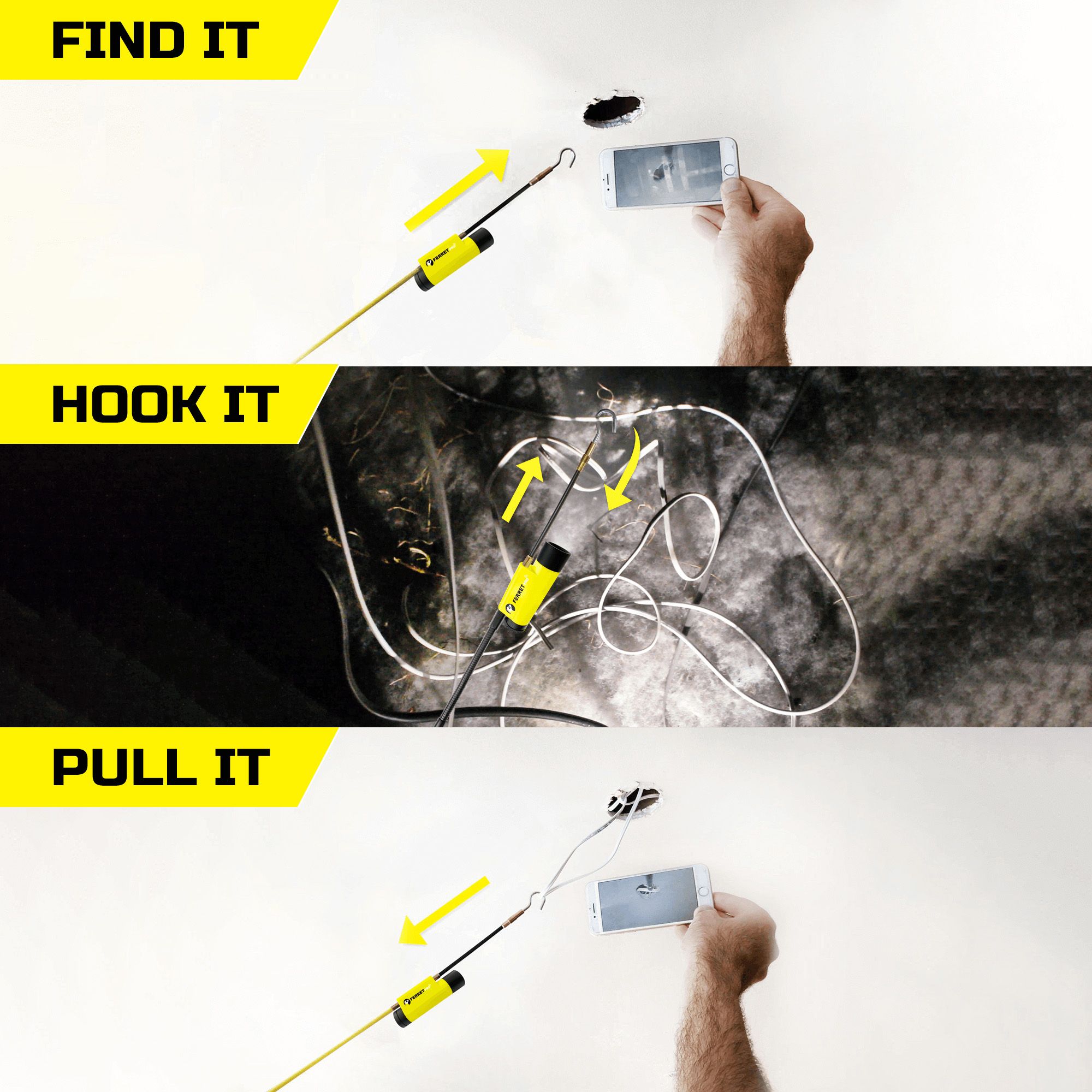 Ferret Tools Pro Wireless Multipurpose CFWF50A2 Inspection camera