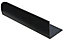 FFA Concept Black PVC Corner panel, (L)1m (W)25mm