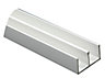 FFA Concept White PVC Double U-shaped Profile, (L)2m (W)15mm