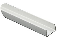 FFA Concept White PVC U-shaped Profile, (L)1m (W)18mm