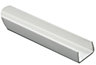 FFA Concept White PVC U-shaped Profile, (L)1m (W)21mm