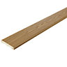 Fiberon Good life Brown Plastic composite & wood Deck board (L)2.44m (W)134mm (T)24mm