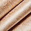 Fibrous blenheim Copper Paisley damask Metallic effect Wallpaper