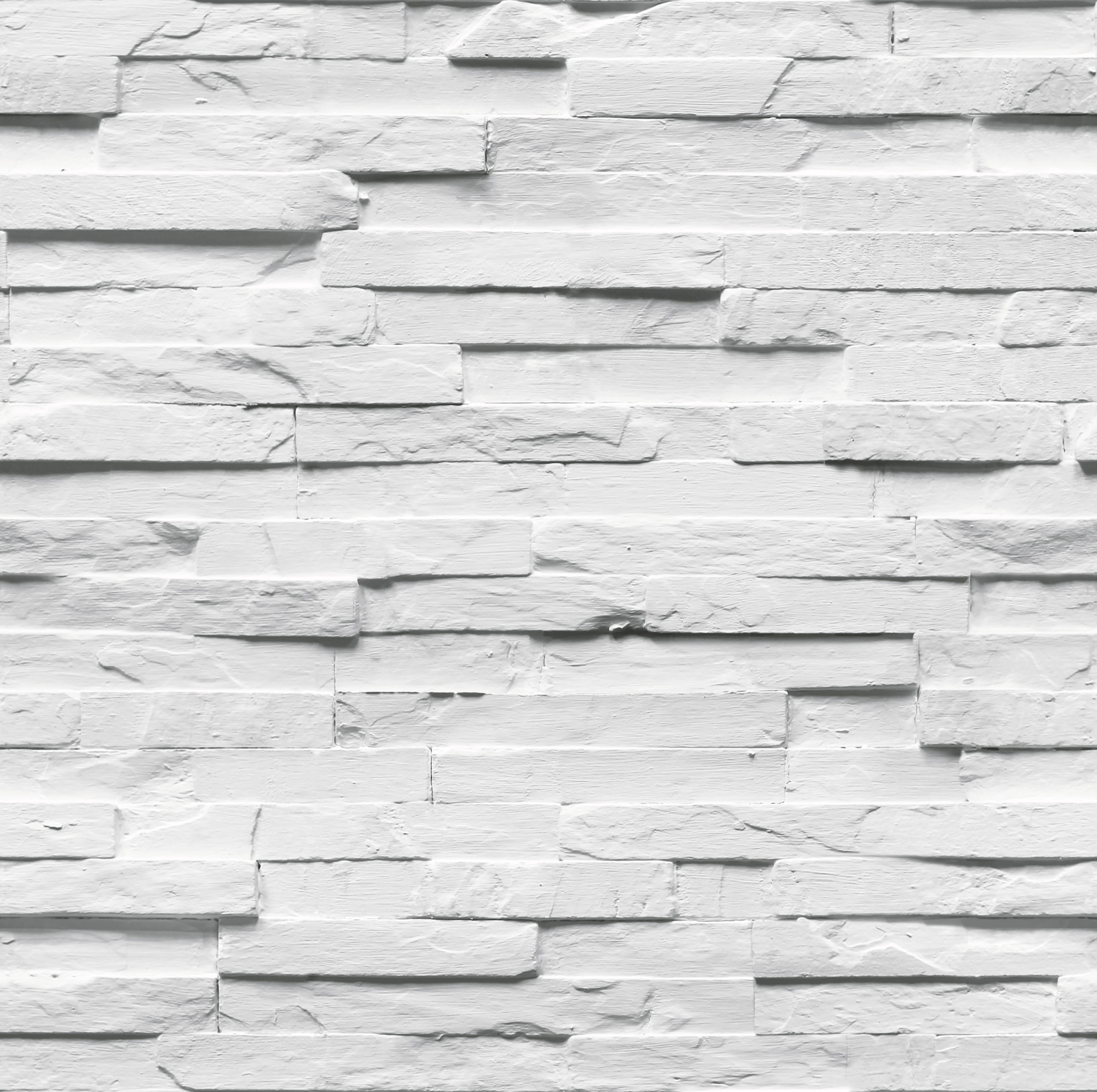 Fine Decor Ledgestone White Stone effect Smooth Wallpaper Sample