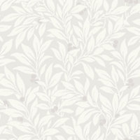 Fine Decor Mulberry Soft grey Floral Smooth Wallpaper
