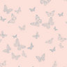 Fine Décor Sparkle Pink Butterfly Glitter effect Embossed Wallpaper