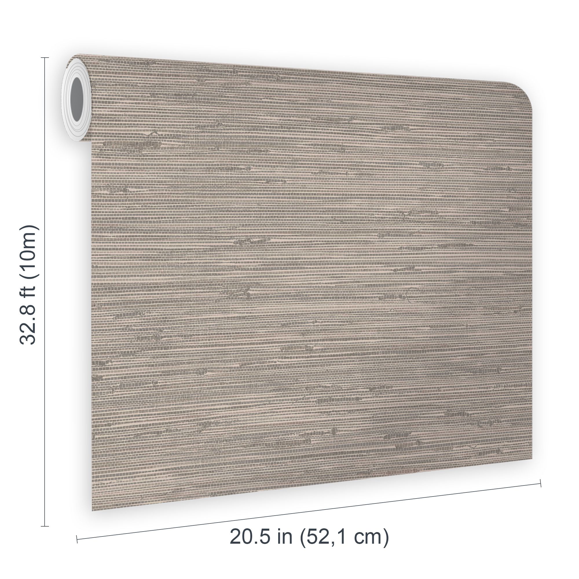 Fine Decor Stone Grasscloth Textured Wallpaper