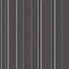 Fine Décor Winchester Black Striped Silver effect Smooth Wallpaper
