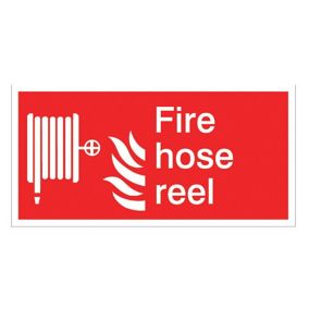 Fire extinguisher symbol PVC Safety sign, (H)100mm (W)200mm