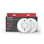 FireAngel FA6620-R-T2 Optical Smoke Alarm with 10-year lifetime battery, Pack of 2