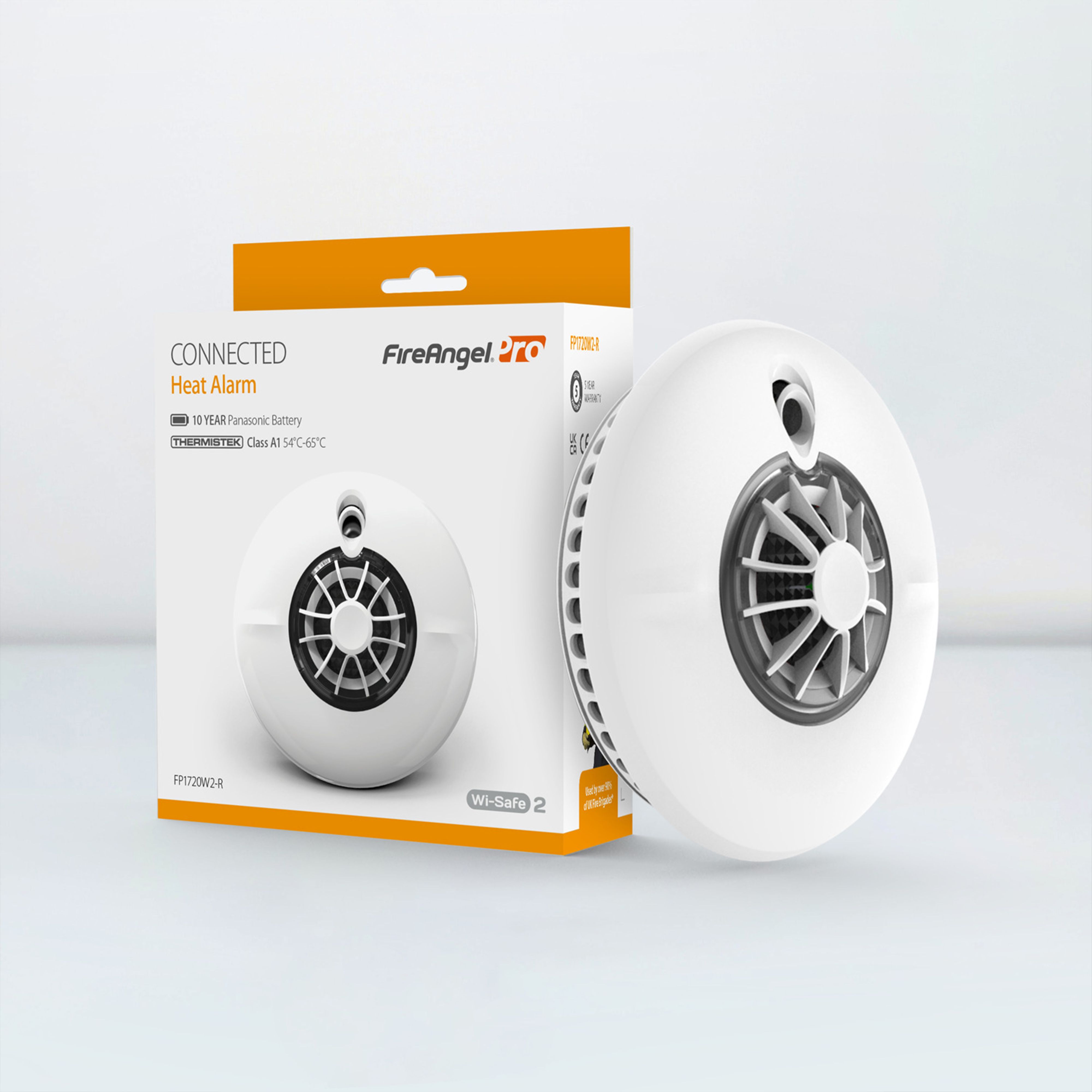 FireAngel Pro Connected Battery-powered Interlinked Smart Heat alarm