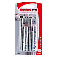 Fischer Electro zinc-plated Steel Sleeve anchor (L)69mm, Pack of 2