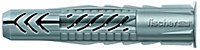 Fischer Grey Nylon Wall plug (L)50mm (Dia)8mm, Pack of 100