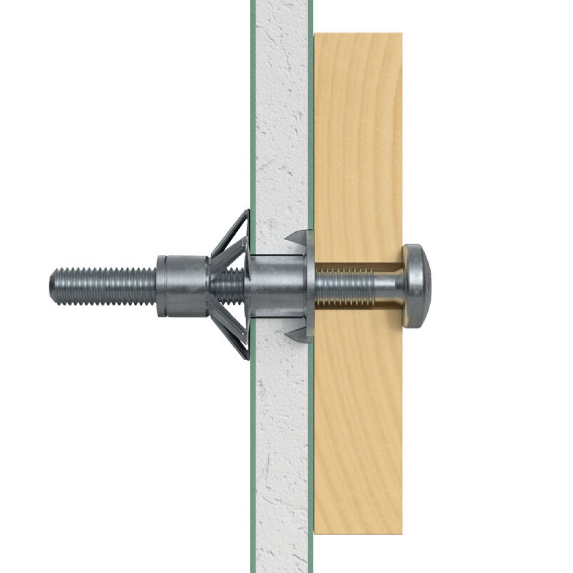 Fischer Steel Hollow wall anchor M6 (L)52mm, Pack of 4