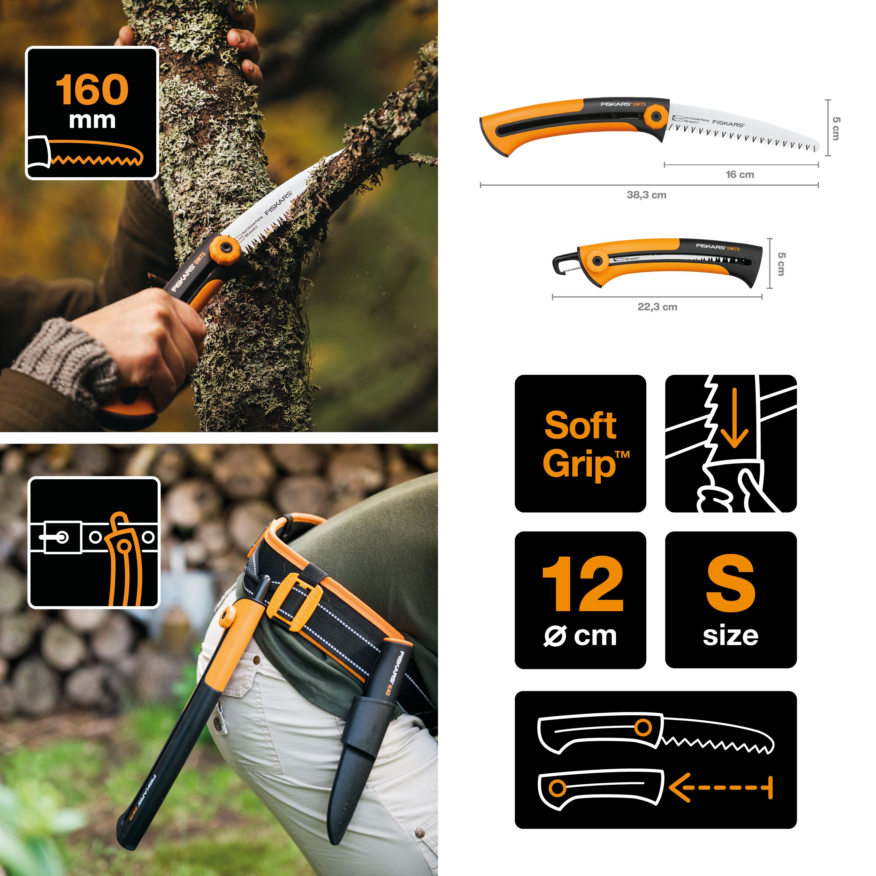 Fiskars Xtract 160mm Garden saw