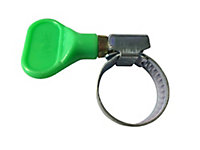 Fitt Plastic & steel Pull fit 12mm- 20mm Hose clip, Pack of 2