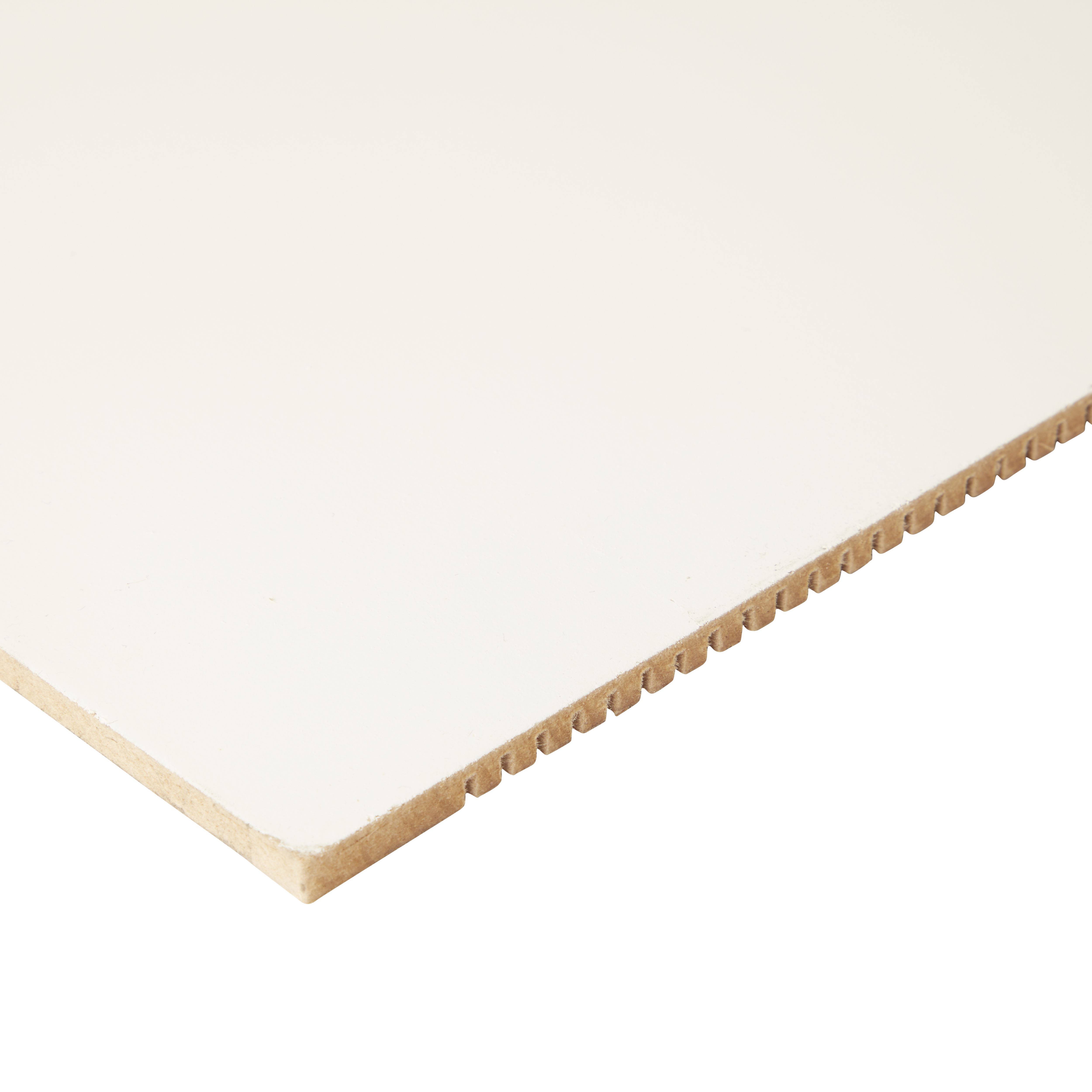 Flexible MDF White MDF Fibreboard (L)1.22m (W)0.61m (T)6mm