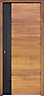 Flocked Meranti RH External Front door, (H)2180mm (W)976mm