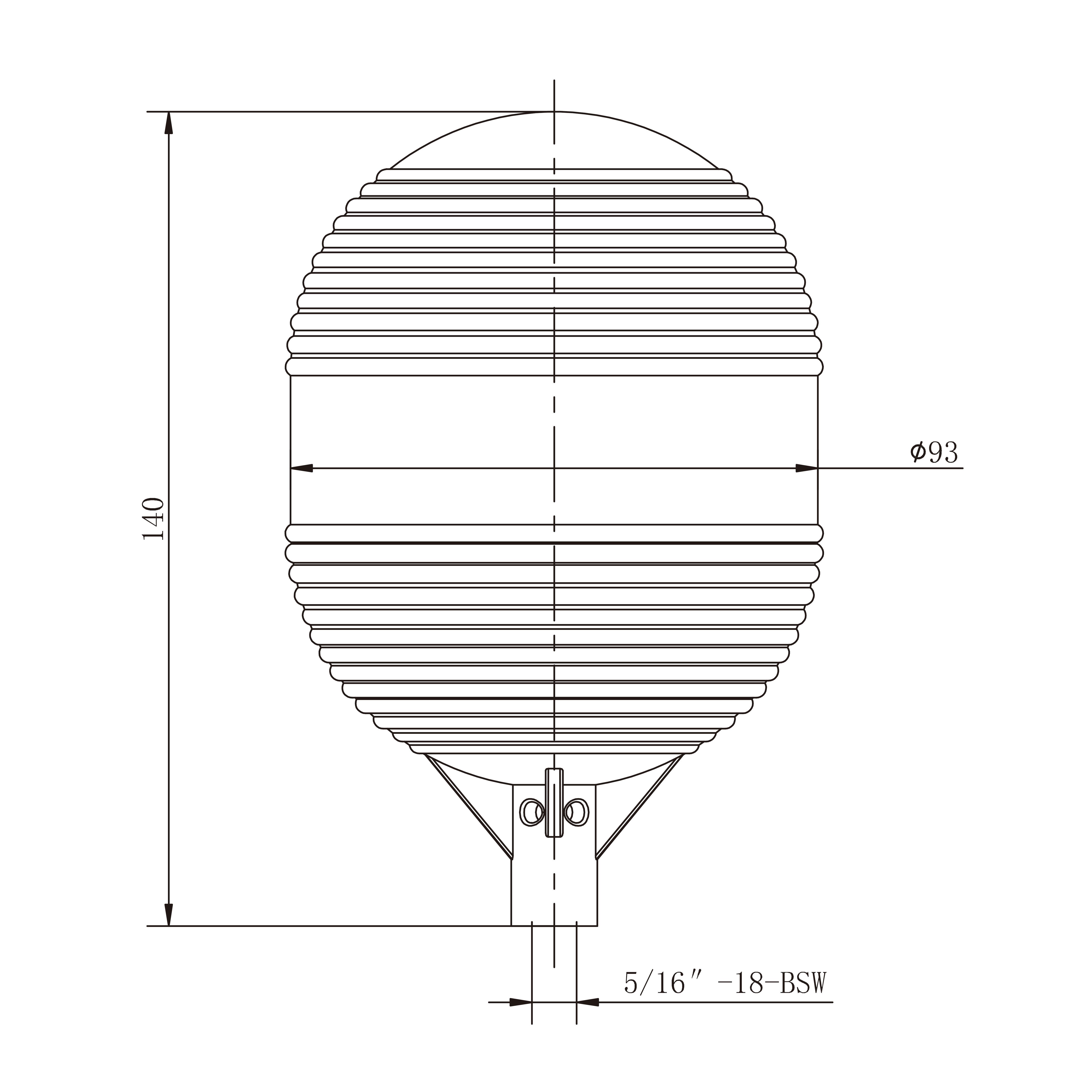 Flomasta Brass & plastic Cylindrical Ball float (Dia)93mm ⁵⁄₁₆"