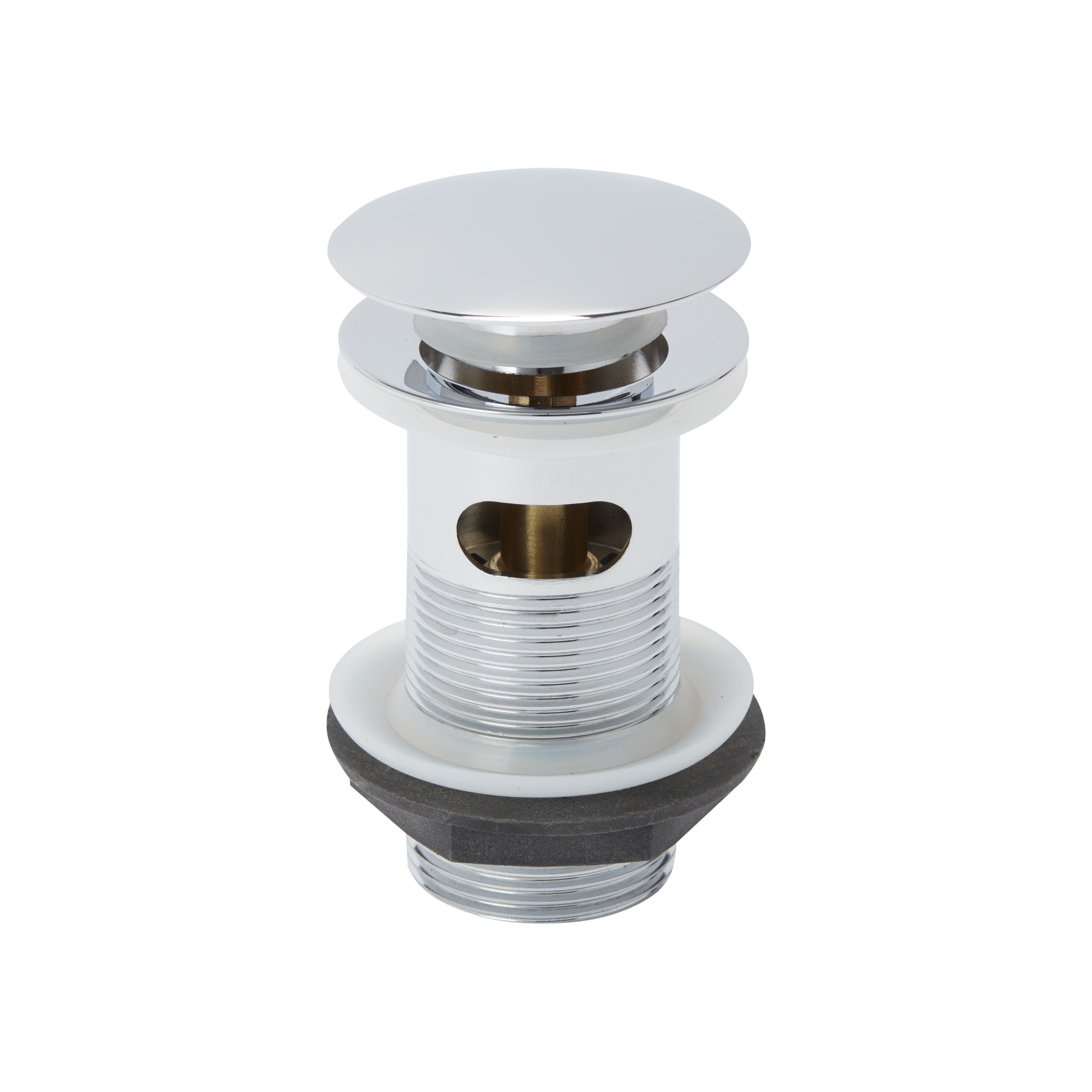 Flomasta Chrome-plated Slotted Sprung Basin Waste - (Dia)46mm