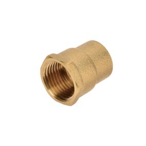 Flomasta Copper Pipe fitting coupler (Dia)15mm