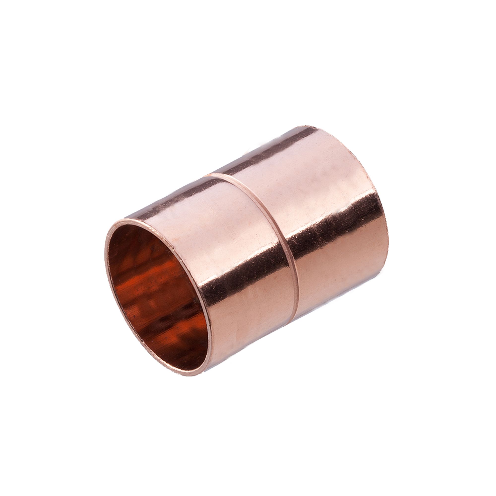 Flomasta End feed Straight Coupler (Dia)15mm 15mm