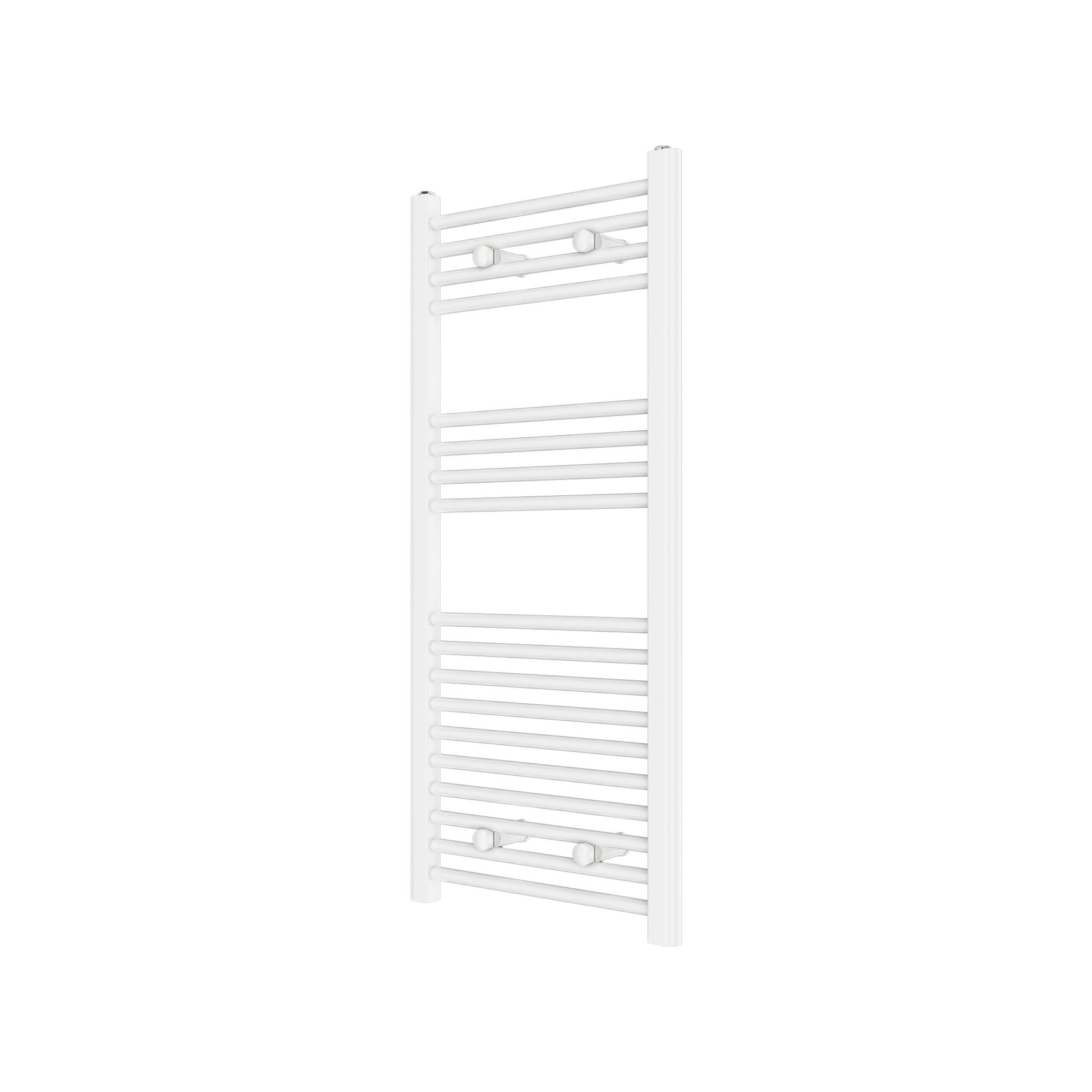 Flomasta Flat, White Vertical Flat Towel radiator (W)450mm x (H)1000mm