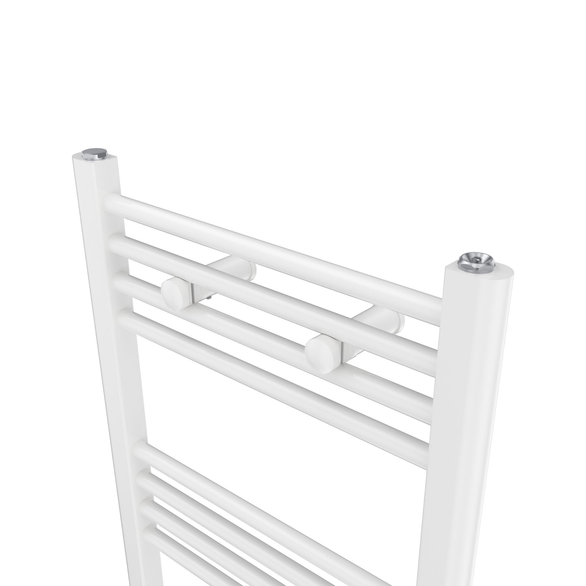 Flomasta Flat, White Vertical Flat Towel radiator (W)450mm x (H)1000mm