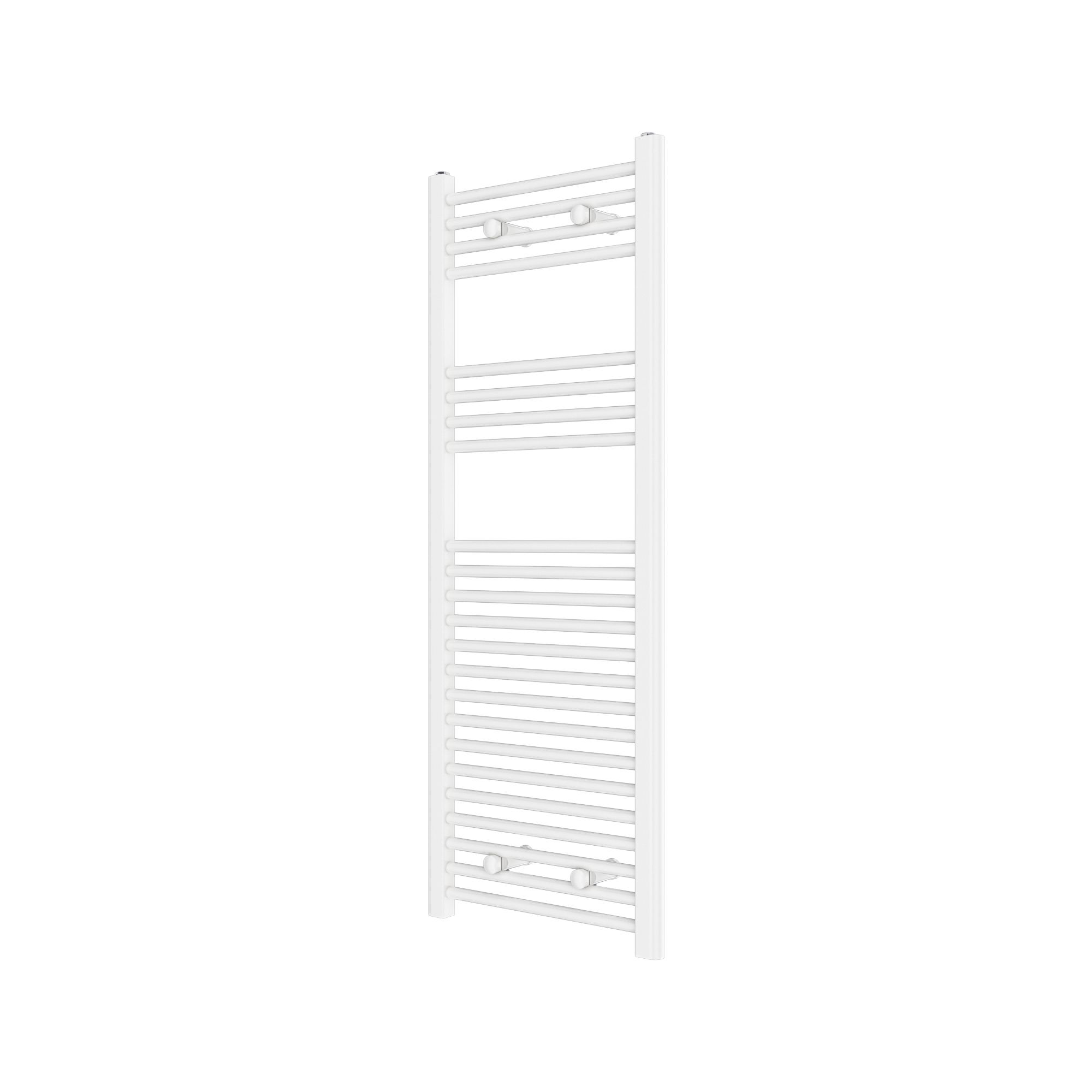 Flomasta Flat, White Vertical Flat Towel radiator (W)450mm x (H)1200mm