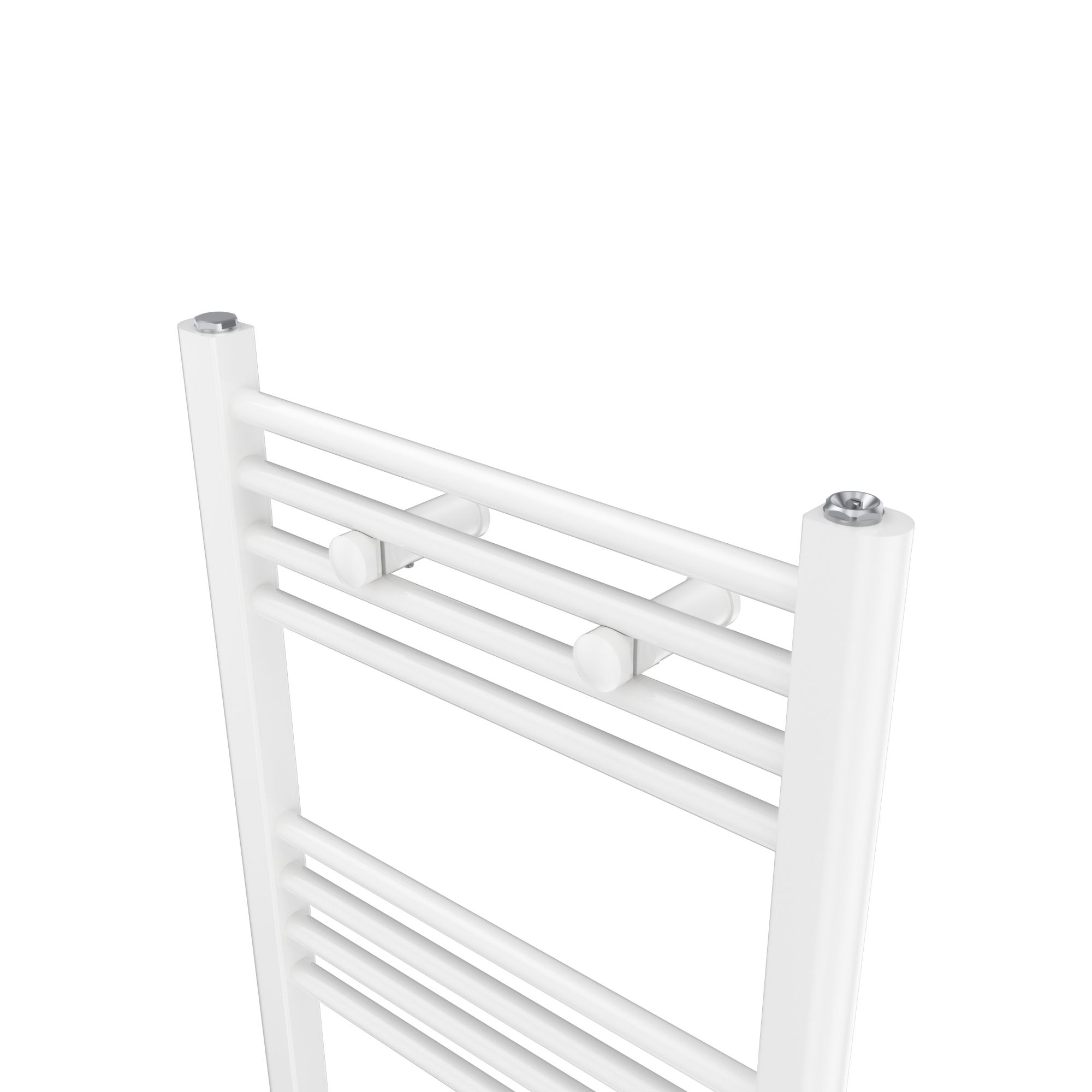 Flomasta Flat, White Vertical Flat Towel radiator (W)450mm x (H)1200mm