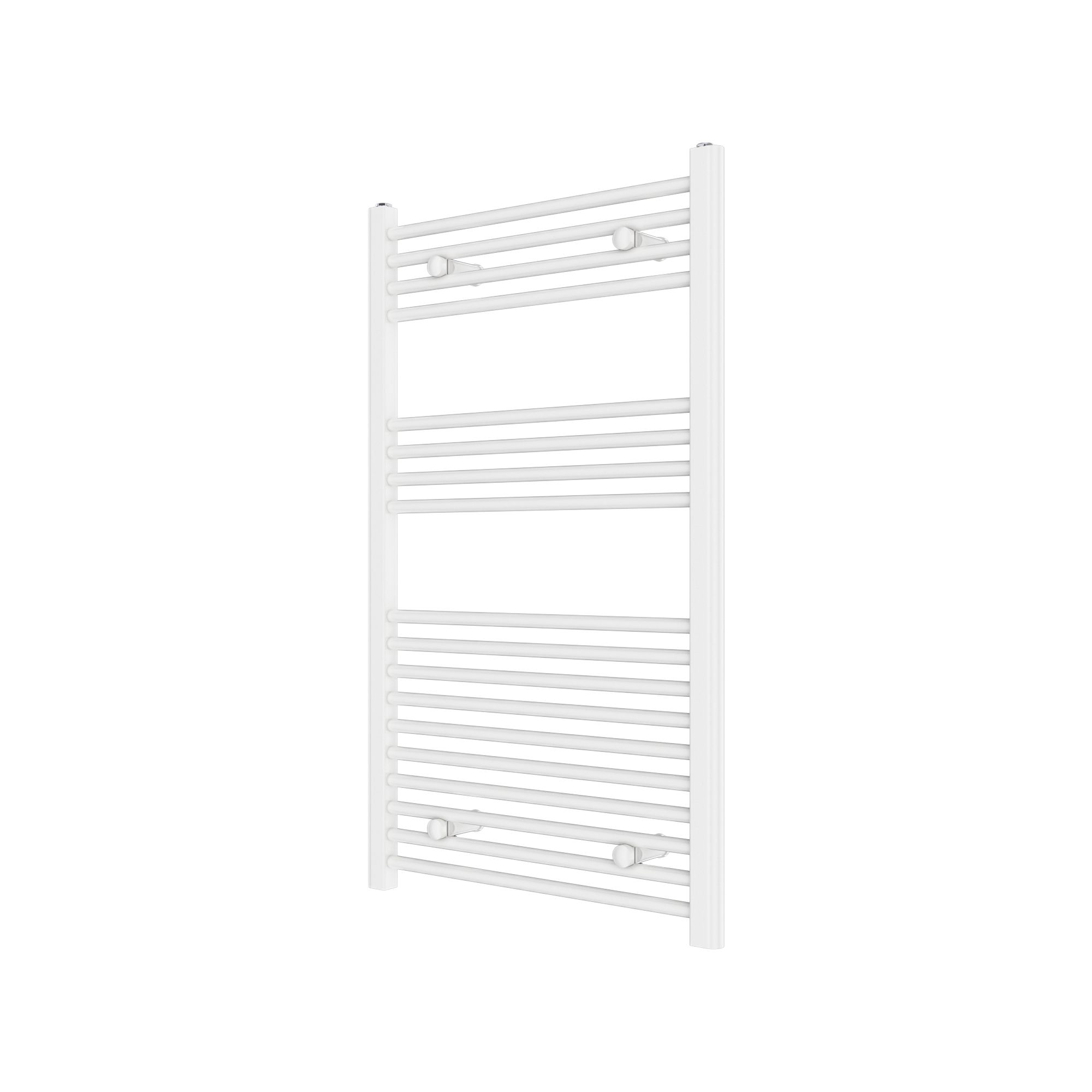 Flomasta Flat, White Vertical Flat Towel radiator (W)600mm x (H)1000mm