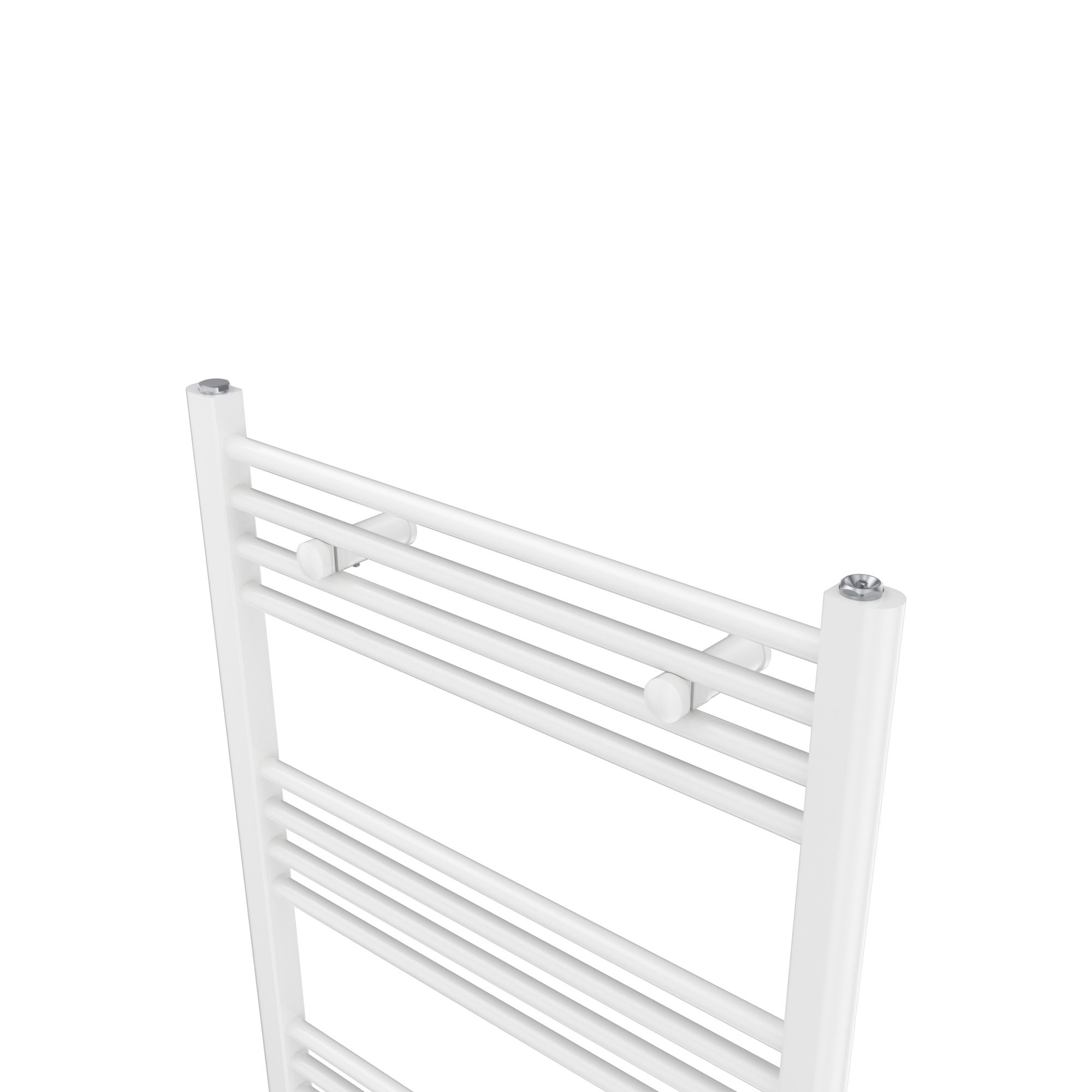Flomasta Flat, White Vertical Flat Towel radiator (W)600mm x (H)1000mm