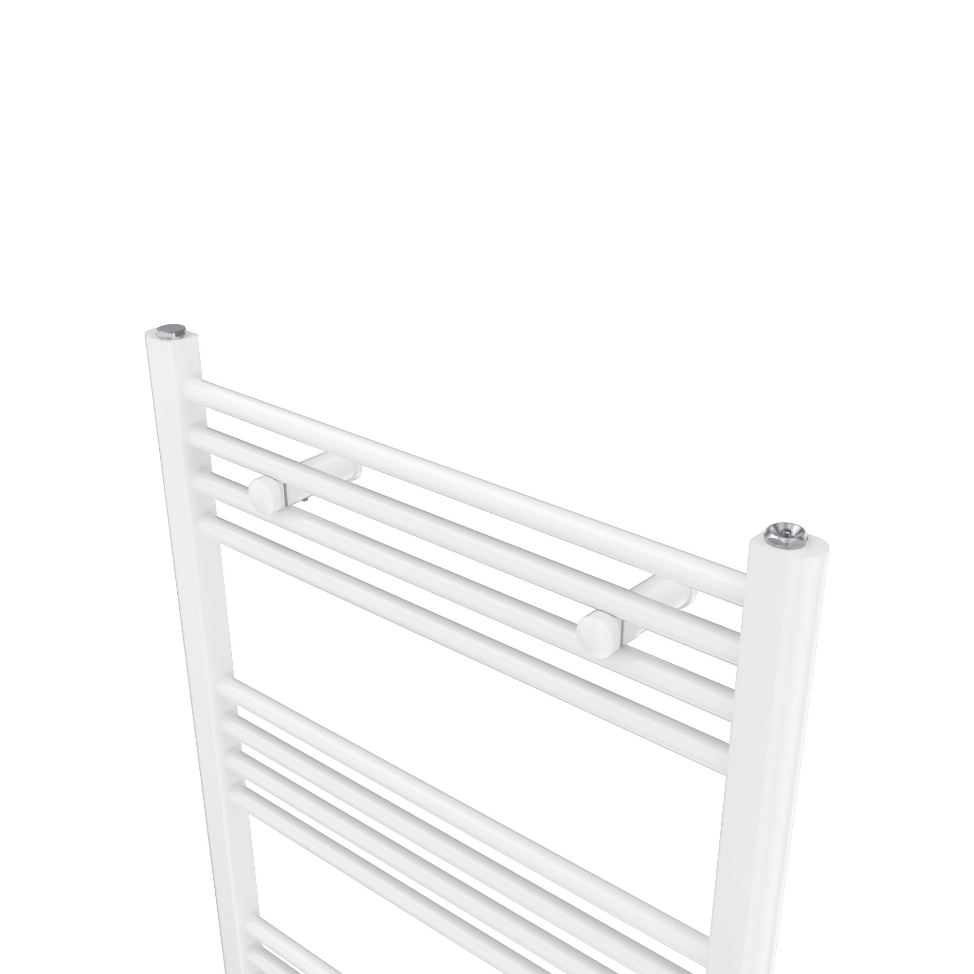 Flomasta Flat, White Vertical Flat Towel radiator (W)600mm x (H)1200mm