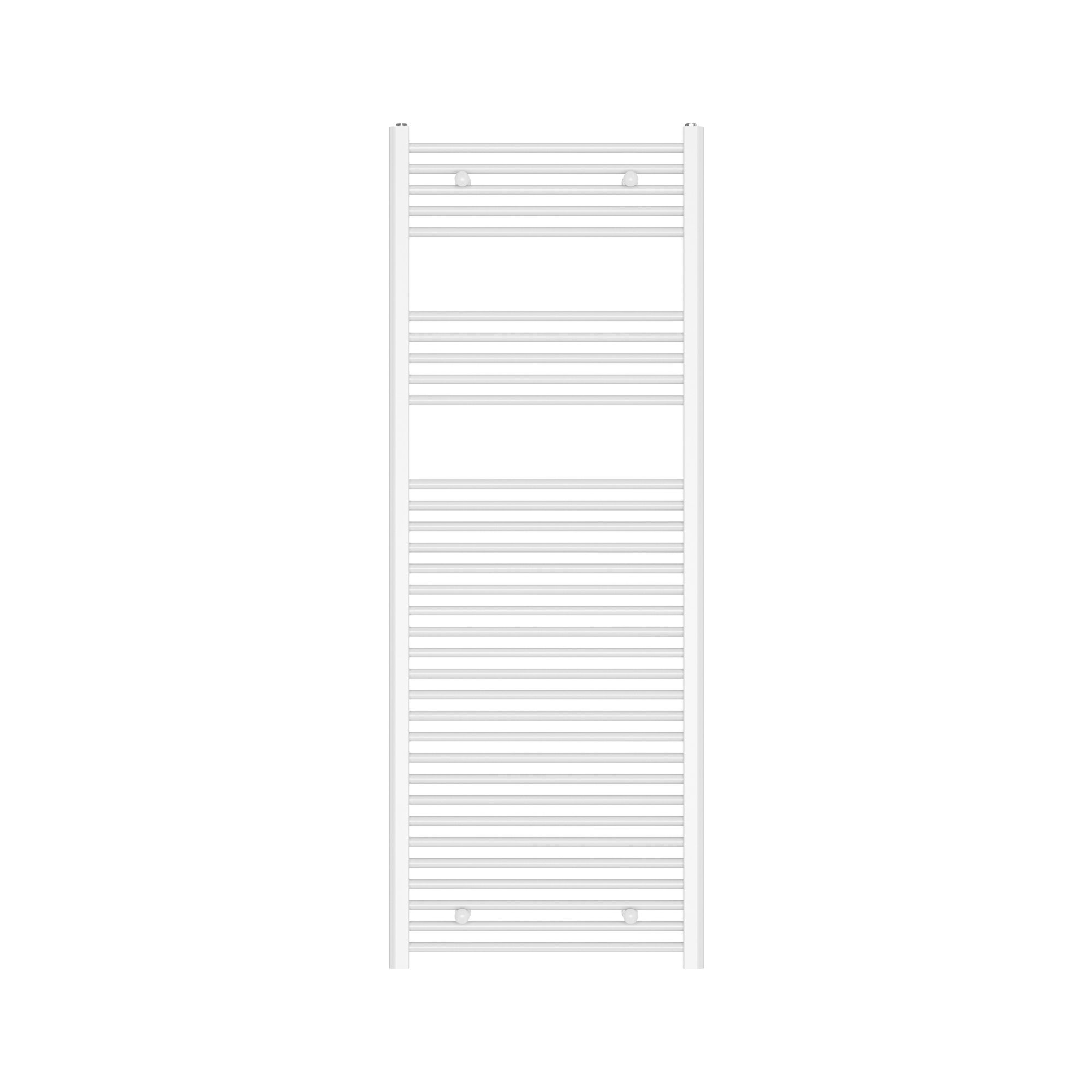Flomasta Flat, White Vertical Flat Towel radiator (W)600mm x (H)1600mm