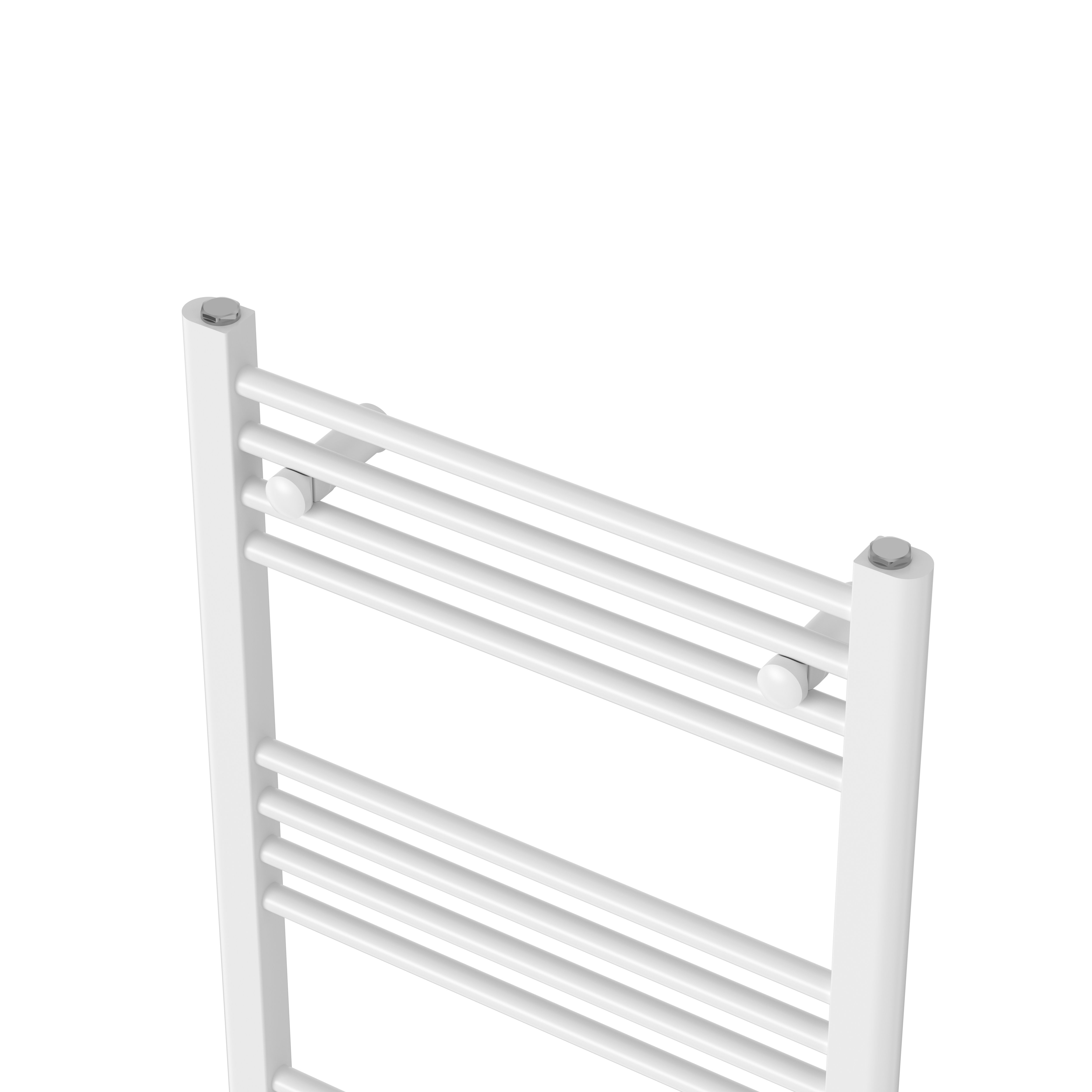 Flomasta Galene White Electric Flat Towel warmer (W)500mm x (H)1000mm