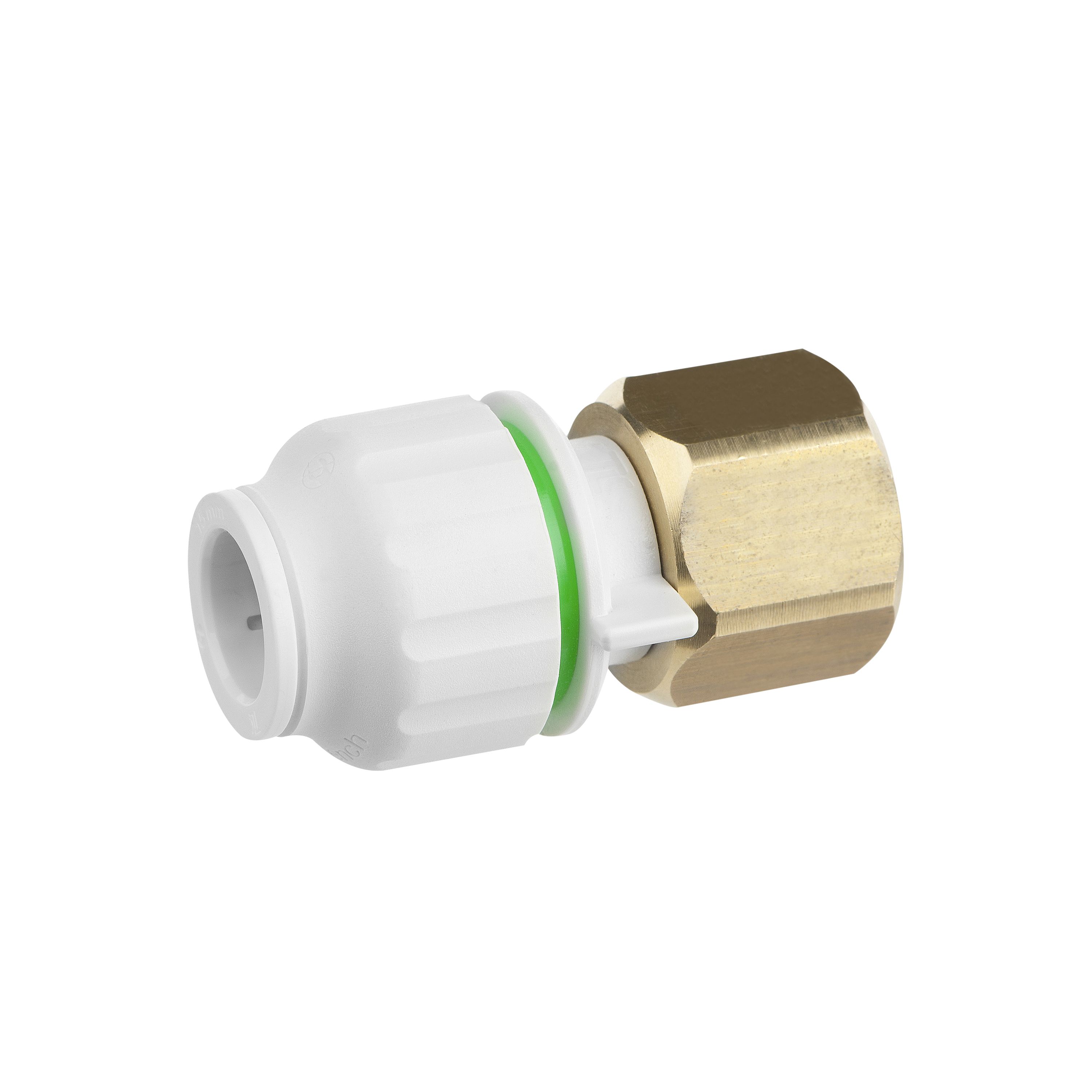 Flomasta Reducing Pipe fitting adaptor (Dia)15mm (Dia)19.05mm x ¾"