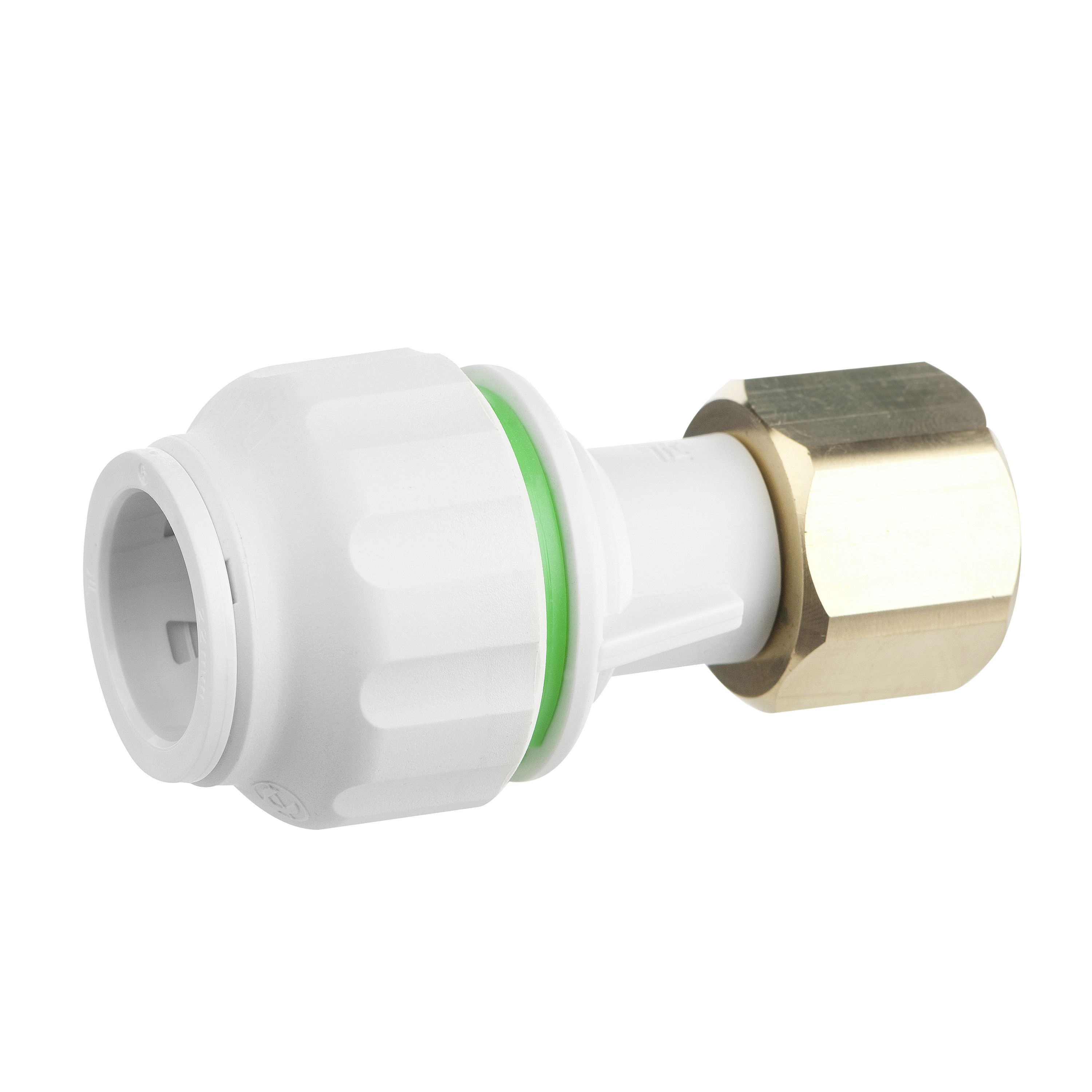 Flomasta Reducing Pipe fitting adaptor (Dia)22mm (Dia)19.05mm x ¾"