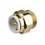 Flomasta Reducing Pipe fitting adaptor (Dia)22mm (Dia)25.4mm x 1" 40mm