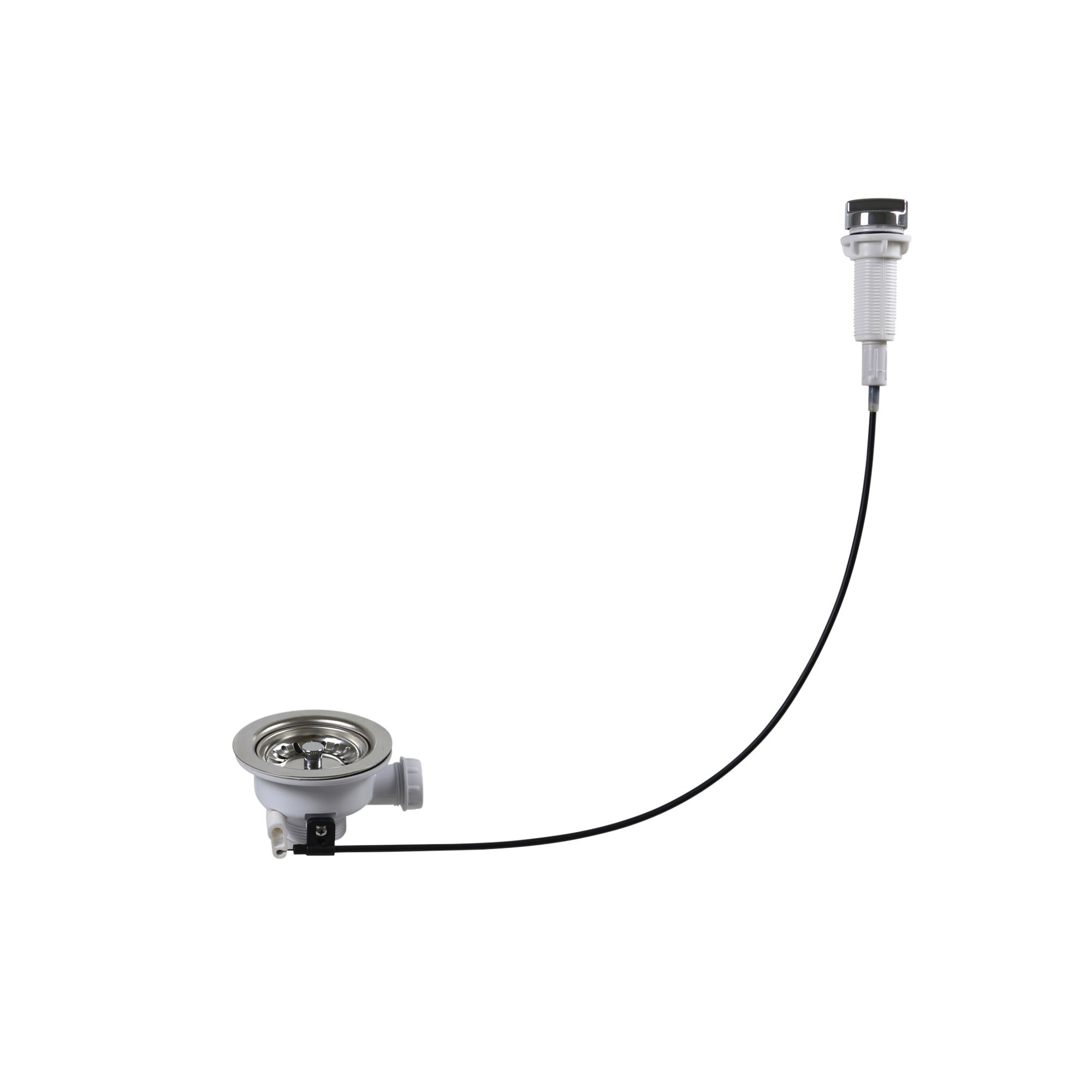 Flomasta Unslotted Sink Waste - (Dia)90mm